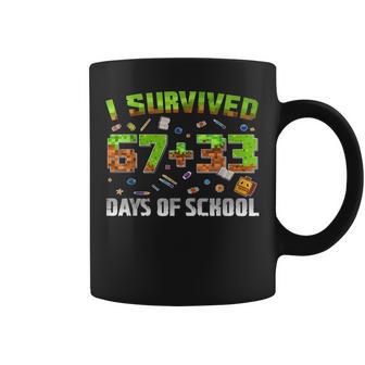 I Survived 100 Days Of School 6733 Game Student Teacher Coffee Mug | Seseable UK