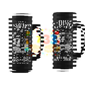 I Survived 6733 Days Of School Teacher 100 Days Of School Coffee Mug | Mazezy