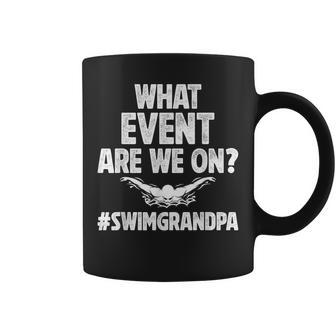 Swim Grandpa Swimming Grandpa Of A Swimmer Grandfather Coffee Mug - Thegiftio UK