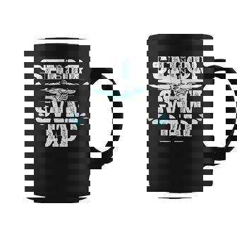 Swim Senior Dad 2026 Proud Swimming Senior Father 2026 Coffee Mug | Seseable CA