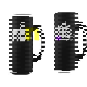 Symbole Nb Mois De La Fierté Non Binaire Nonbinaire Lgbtq Discret Tasse - Cadeauxyz
