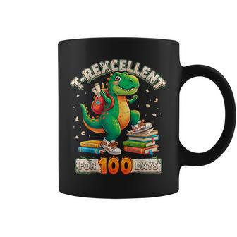 T-Rexcellent For 100 Days Dinosaur T-Rex 100Th Day Of School Coffee Mug - Thegiftio