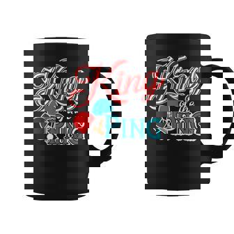 Table Tennis King Of The Ping Pong Retro Coffee Mug | Mazezy