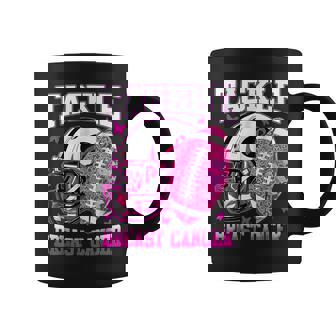 Tackle Breast Cancer Awareness Fighting American Football Coffee Mug | Mazezy