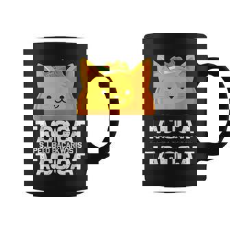 Tacocatpelled Backwards Is Tacocat ファニータコスキャットギフト コーヒーマグ - Kawaiitshirt