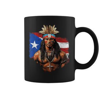 Taino Man Puerto Rican Flag Indigenous People Caribbean Men Coffee Mug - Thegiftio UK