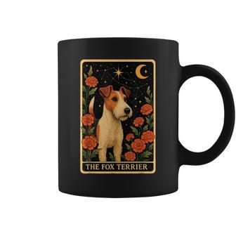 Tarot De Fox Terrier Taza de café - Regaloses