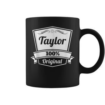 Taylor Taylor Nombre Personalizado Para Cumpleaños In Mangas Taza de café - Regaloses