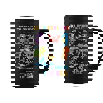 Teacher Let's Explore Under The Sea Ocean Classroom Backto Coffee Mug - Thegiftio