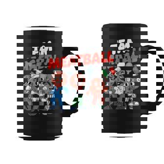 Team Meatball Italian Food Italian Pride Pasta Lover Coffee Mug | Seseable CA