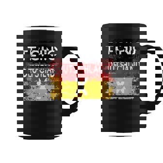 Techno Germany We Love German Techno Music EDM IDM Coffee Mug | Mazezy