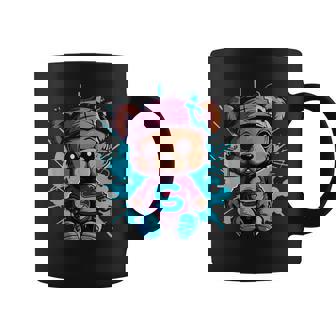 Teddy Bear Hip Hop Vibe Cool Style Coffee Mug | Seseable UK