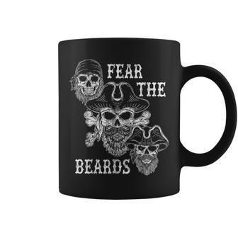 Teme A Las Barbas Piratas Pirata Bucanero Privars Taza de café - Regaloses