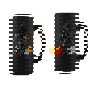 Tenue De Chat Mignon Avec Des Citrouilles Et Des Chapeaux De Tasse - Cadeauxyz