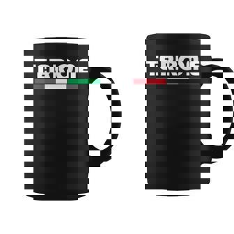 Terrone Italia Italia Manga Larga Taza de café - Regaloses