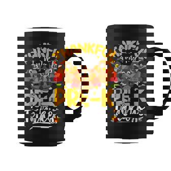 Thanksgiving Thankful My Pre-K Turkeys Pre K Teacher Student Coffee Mug - Seseable