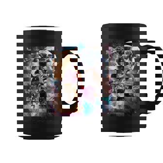 Three Mountain Lion Moon 3 Cougar Moon Cursed Meme Coffee Mug - Thegiftio