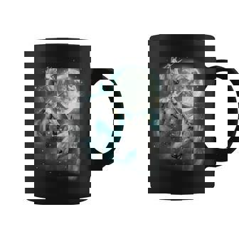 Three Unicorn Moon 3 Magical Fantasy Mythic Horned Unicorn Coffee Mug - Thegiftio