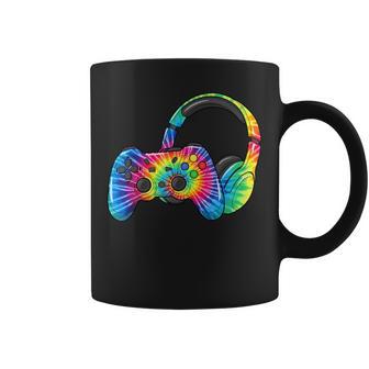 Tie Dye Gaming Headset Controller Video Games Gamer Coffee Mug | Seseable CA