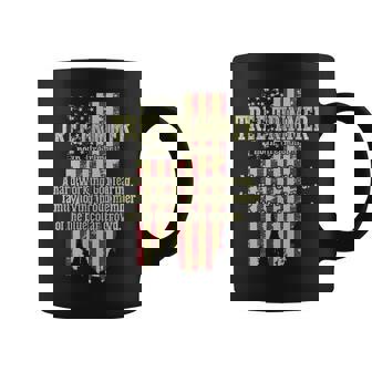 Tree Trimmer American Flag Proud Tree Climber Arborist Job Women Men Coffee Mug | Mazezy