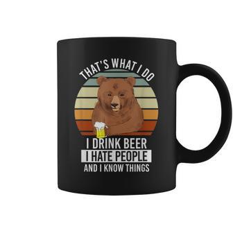 Trinken Bier Hassen Menschen Und Ich Weiß Was Trinken Ist Tassen - Geschenkecke