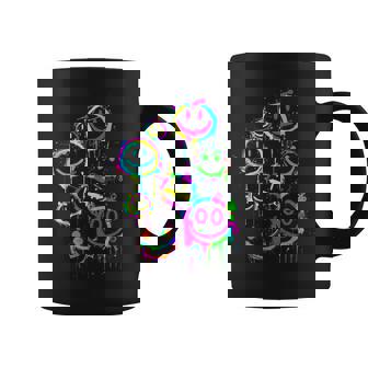 Trippy Vaporwave EDM Rave Festival House Techno Tee Coffee Mug | Mazezy