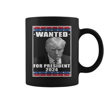 Trump Recherché Pour La Présidence De 2024 Patriotic American Tasse - Cadeauxyz