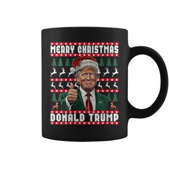 Trump Tourne Joyeux Noël Ugly Christmas Trump 2024 Tasse - Cadeauxyz