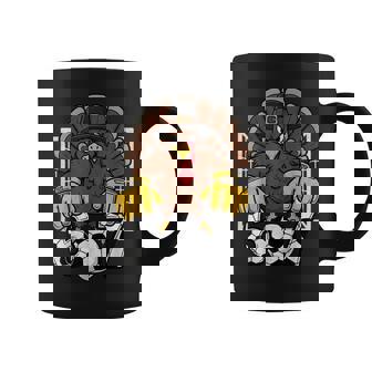 Turkey Goalie Soccer 67 Six Seven Boys Thanksgiving Coffee Mug - Thegiftio