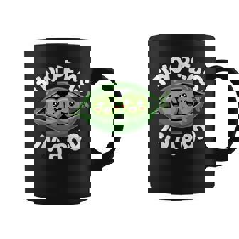Two Peas In A Pod Cute Costume Coffee Mug - Monsterry