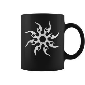 Twotime Costume Ns Tribal Sun Symbol Forsaken Coffee Mug - Monsterry