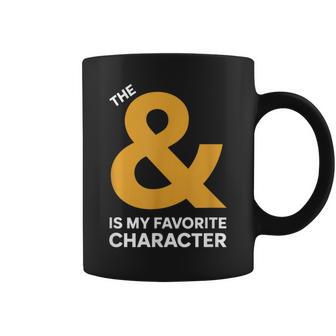 Typography Ampersand Coffee Mug - Thegiftio UK
