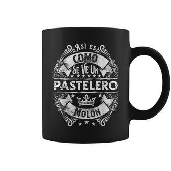 Un Pastelero Molon Divertido Para Hombre Chef Pasteleria Taza de café - Regaloses