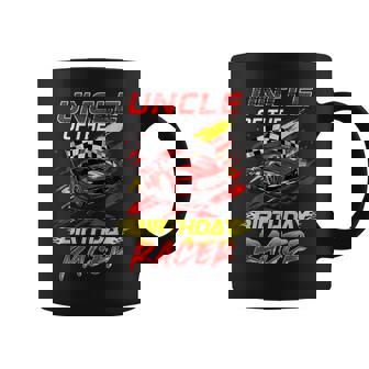 Uncle Of The Birthday Racer Race Car Party Family Matching Coffee Mug | Mazezy