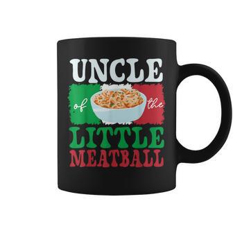 Uncle Of Little Meatball Italian Themed Birthday Matching Coffee Mug - Thegiftio UK