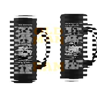 Never Underestimate An Old Man With A Ram Truck Lover Coffee Mug | Seseable FR