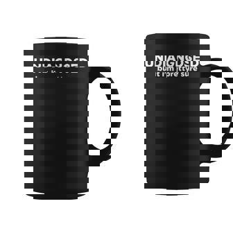 Undiagnosed But Im Pretty Sure Sarcastic Saying Announcement Coffee Mug | Mazezy