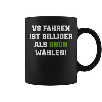 V8 Fahren Ist Billiger Als Grün Wählen Tassen - Seseable