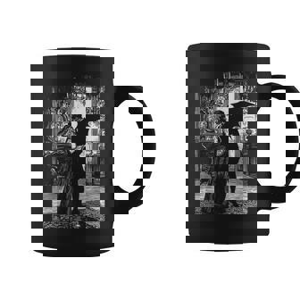 Vampire Kiss Romantic Gothic Grunge Old Aesthetic Coffee Mug | Mazezy