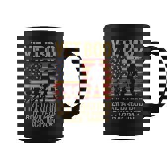 Vet Bod Like Dad Bod But With More Back Pain Us Flag Veteran Coffee Mug - Monsterry