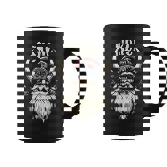 Vikings Santa Hat Christmas Pajama Cool Nordic Scandinavian Coffee Mug | Seseable UK