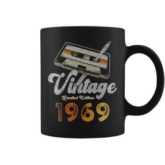 Vintage 1969 Cassette Lápiz 57 Cumpleaños Taza de café - Regaloses