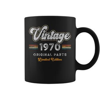 Vintage 1970 Piezas Originales 55 Cumpleaños Taza de café - Regaloses