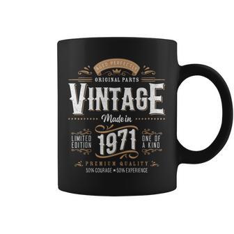 Vintage 1971 Label 55Th Birthday 55 Year Old Coffee Mug - Monsterry