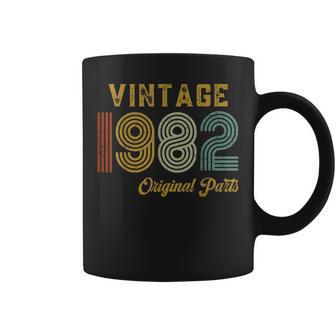 Vintage 1982 Original Parts Retro 43 Years Old Womens Coffee Mug - Thegiftio UK