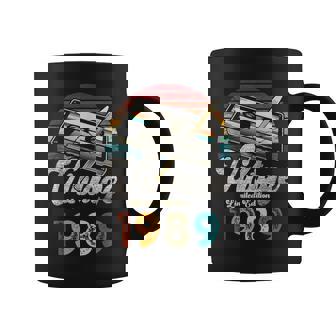 Vintage 1989 Cumpleaños 36 Años Cassette Lápiz Taza de café - Regaloses