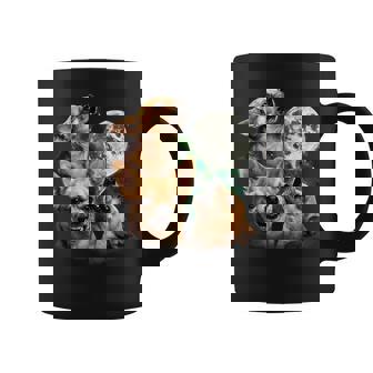 Vintage 90S Chihuahua Howling At The Moon Chihuahua Dog Mom Coffee Mug - Thegiftio