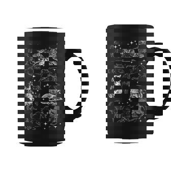 Vintage 90S Tattoo Cat Retro Kitten Nature Cat Lover Cat Mom Coffee Mug | Mazezy