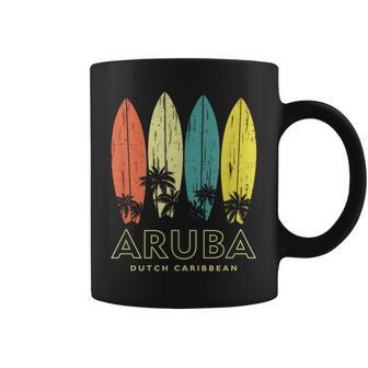 Vintage Aruba Surfboards Girls Boys Souvenir Coffee Mug - Thegiftio UK