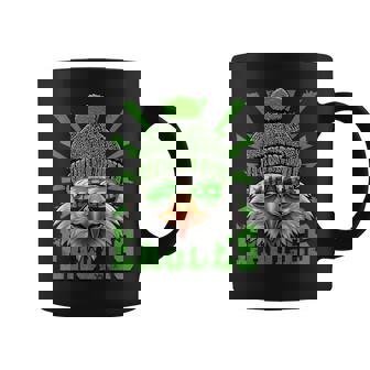 Vintage Cool Face Eagles With Sunglasses Men Coffee Mug - Monsterry